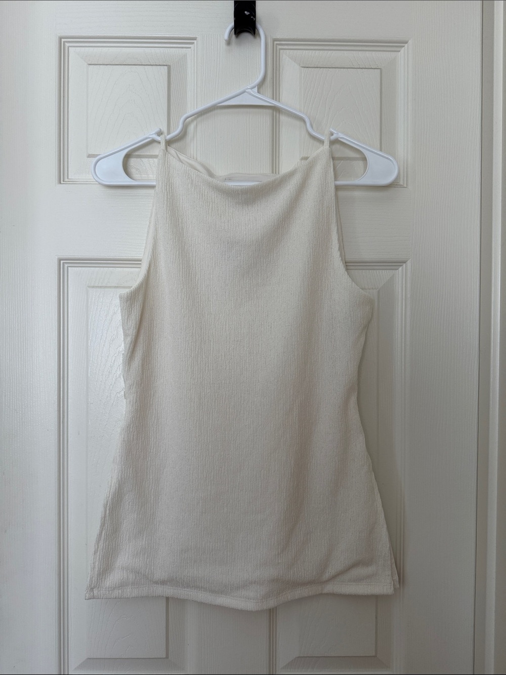 Banana Republic Factory Cream Ribbed Tank Top